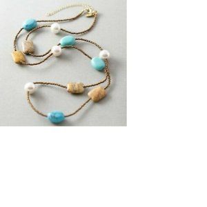 Lia Sophia long Boho Style Necklace